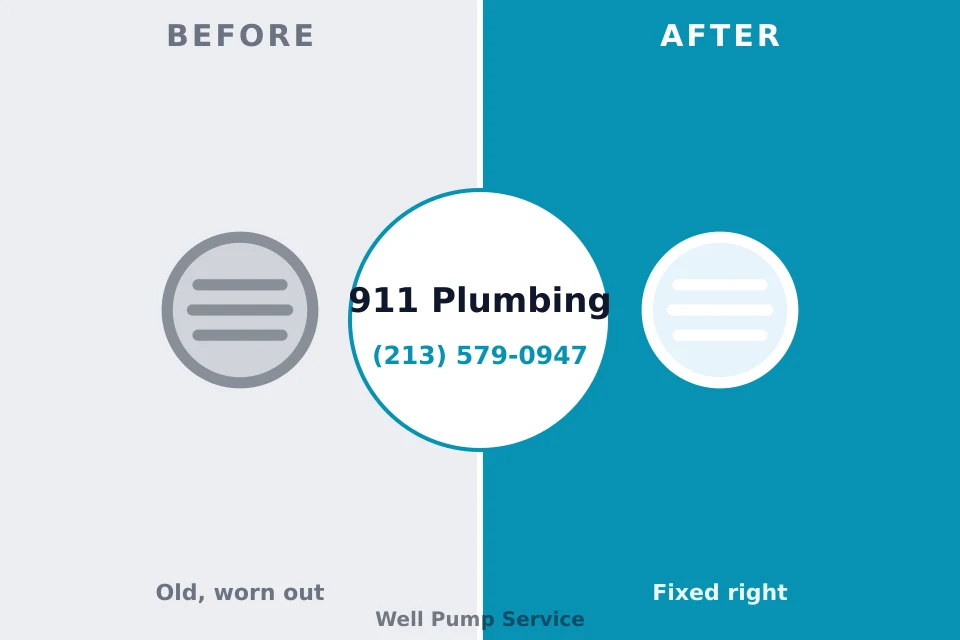 Before and after: plumbing company Kettering, MD